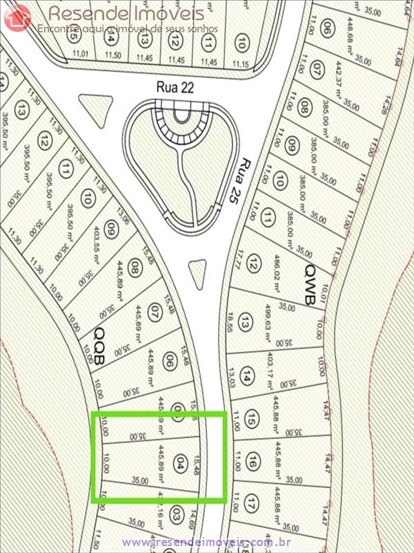 Terreno a Venda no Parque Ipiranga em Resende RJ