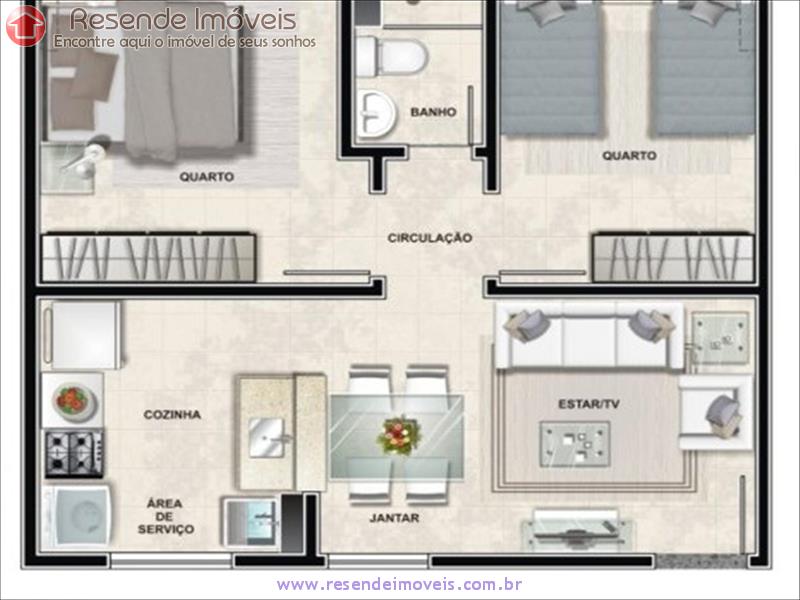 Apartamento para Alugar no Paraíso em Resende RJ