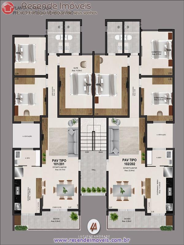 Apartamento a Venda no Barbosa Lima em Resende RJ