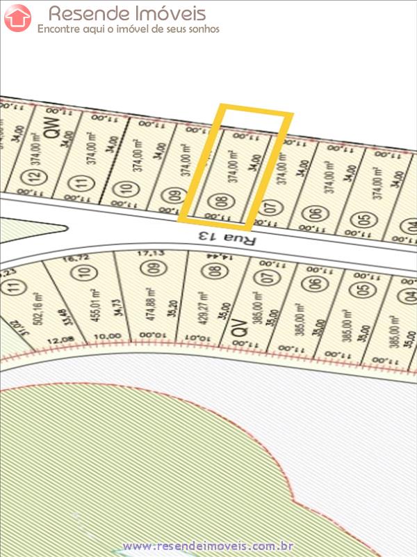 Terreno a Venda no Parque Ipiranga em Resende RJ