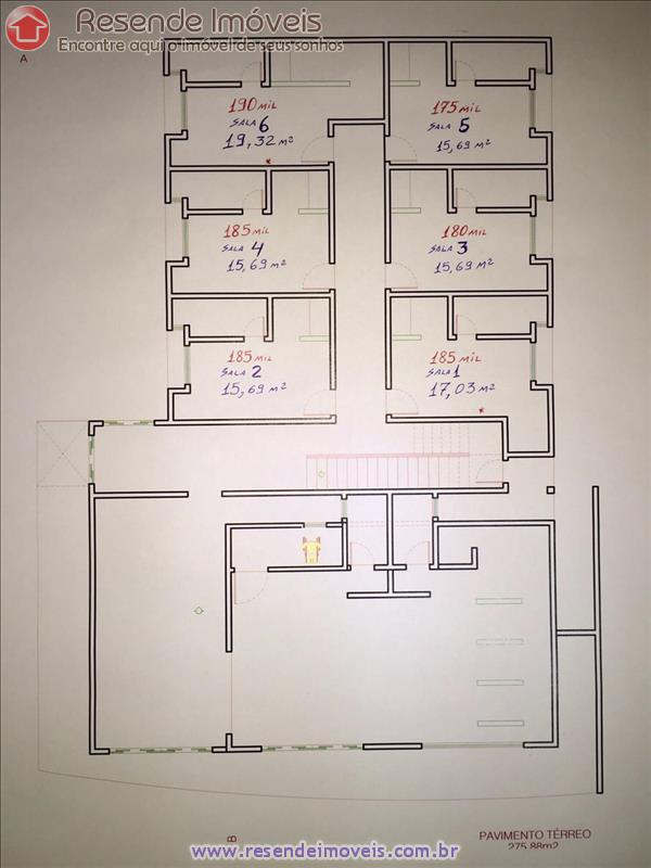 Sala Comercial para Alugar no Mirante das Agulhas em Resende RJ