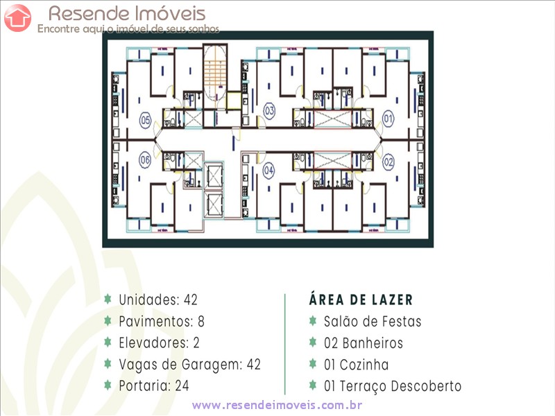 Apartamento a Venda no Liberdade em Resende RJ